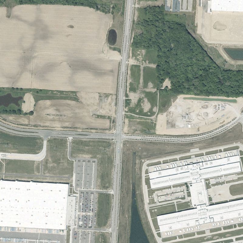 USDA NAIP via USGS The National Map image of New Albany, OH, captured May 21, 2023