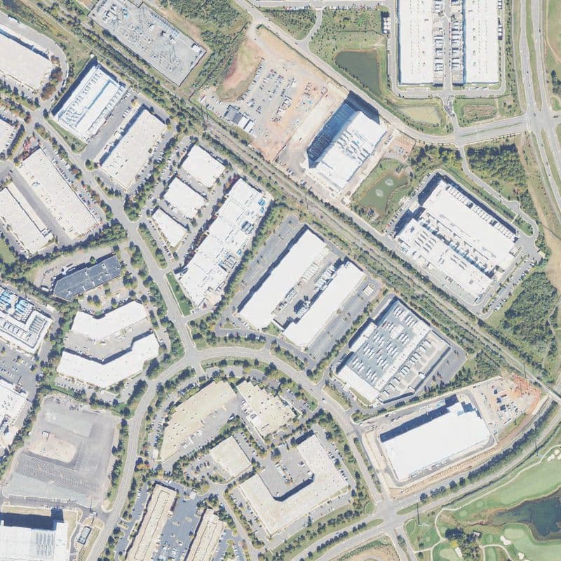 USDA NAIP via USGS The National Map image of Ashburn, VA, captured Oct 11, 2023